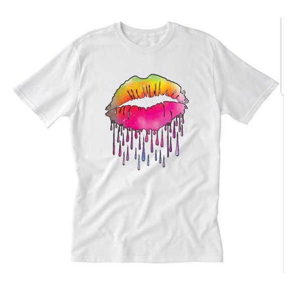 Rainbow Kiss T-Shirt - Picture 1 of 1
